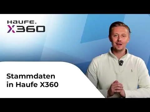 Vorschaubild zum Video: Haufe X360 Stammdaten einfach erklärt