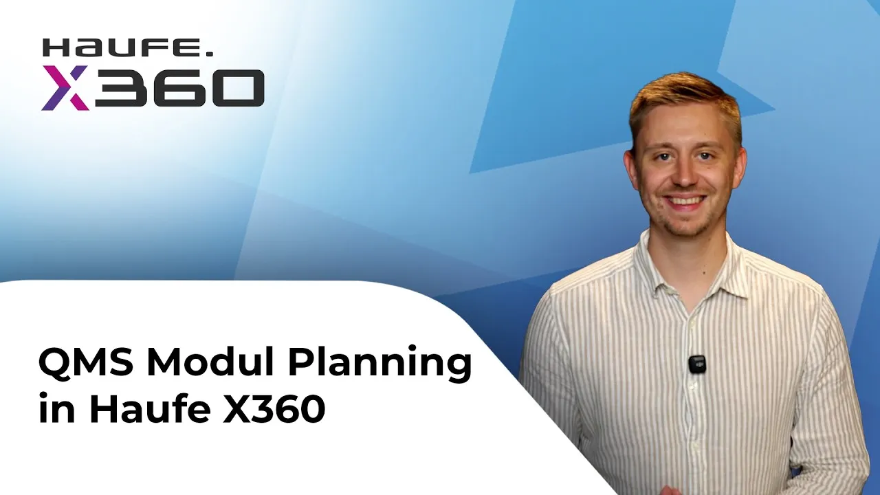Vorschaubild zum Video: Haufe X360 QMS: Qualitätskontrollen richtig planen