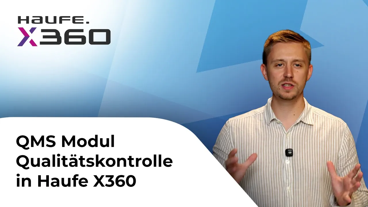 Vorschaubild zum Video: Haufe X360 QMS: Qualitätskontrollen einfach durchführen