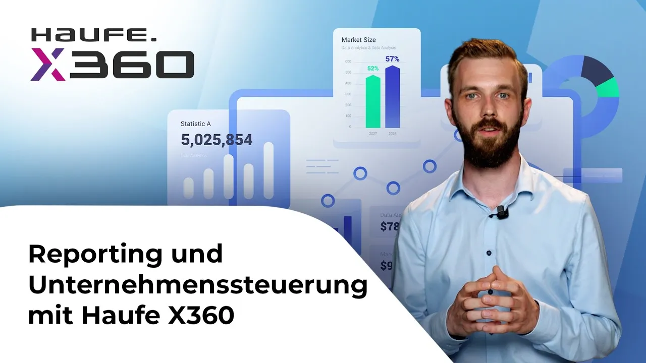 Vorschaubild zum Video: Haufe X360 Reporting: welche Kennzahlen Sie wirklich zur Steuerung brauchen
