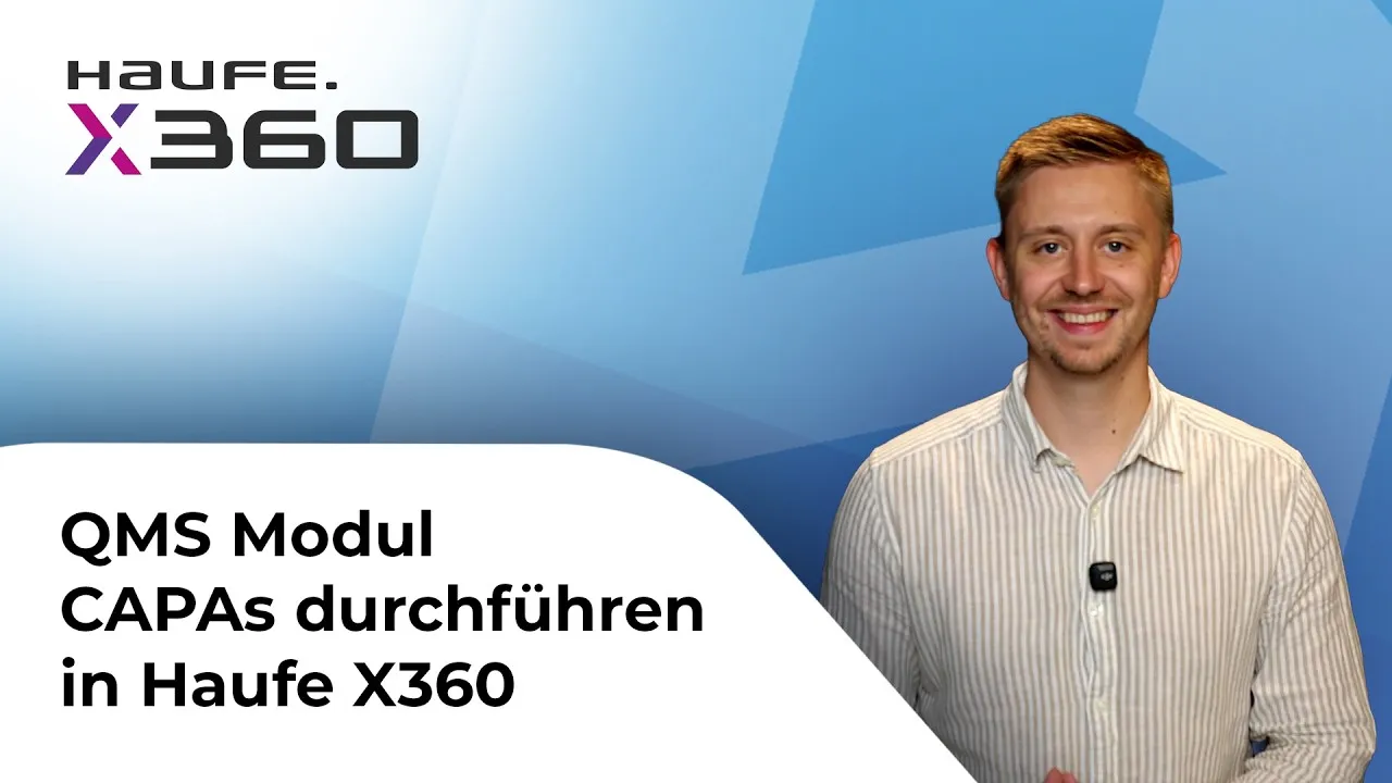 Vorschaubild zum Video: Haufe X360 QMS: CAPA-Prozesse einfach erklärt