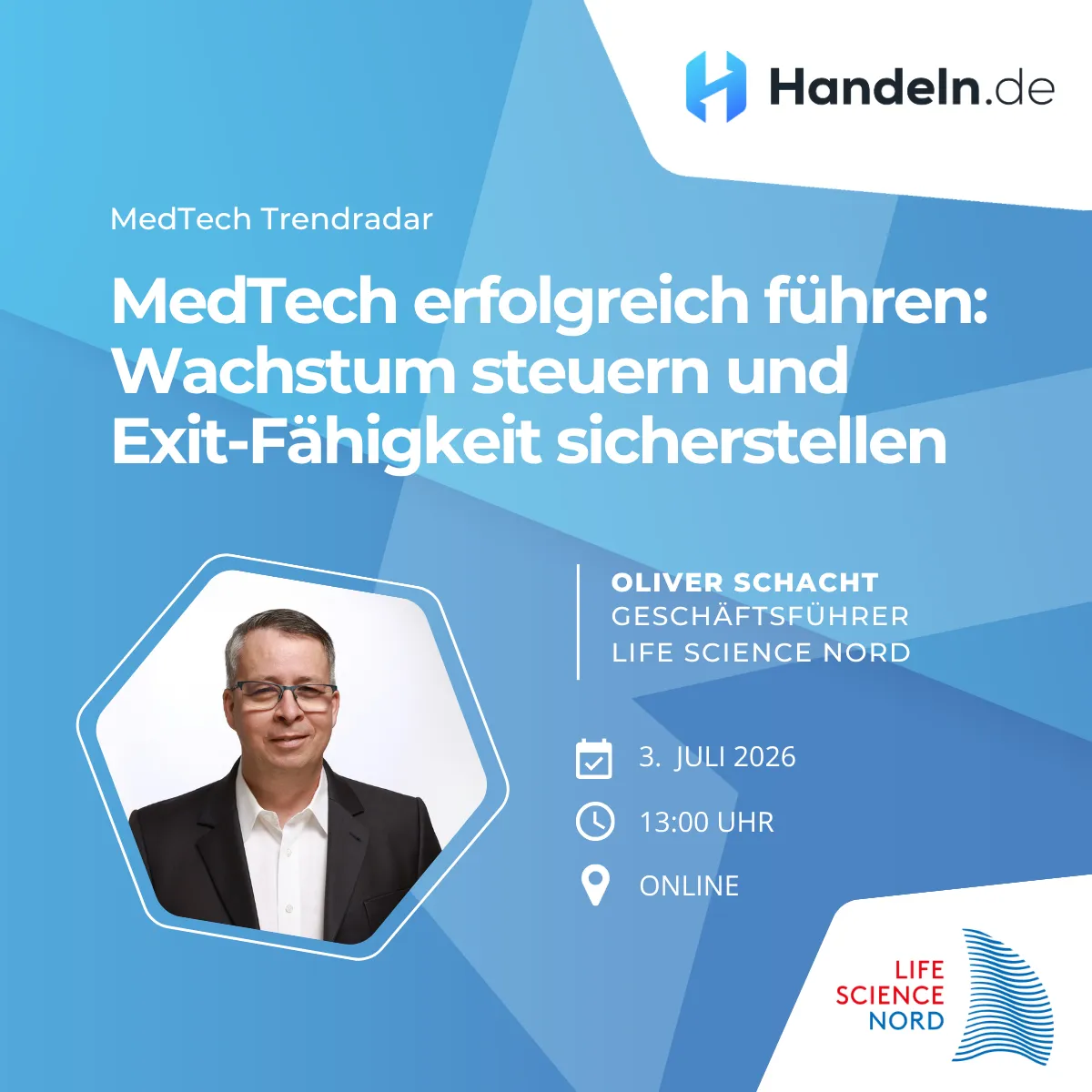 Online Panel: MedTech erfolgreich führen: Wachstum steuern und Exit-Fähigkeit sicherstellen
