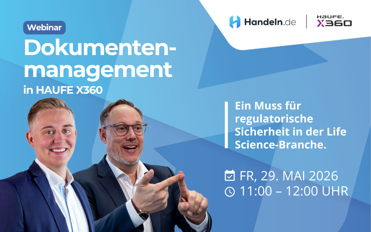 Dokumentenmanagement in Haufe X360: Ein Muss für regulatorische Sicherheit in der Life Science-Branche