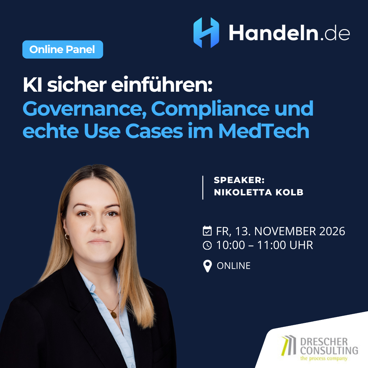 KI sicher einführen: Governance, Compliance und echte Use Cases im MedTech